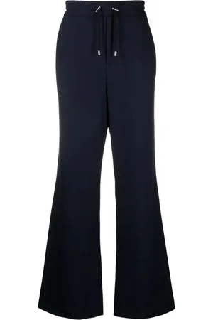 Balmain Bukser, Herre, Blå, L, Uld, Wide Bukser