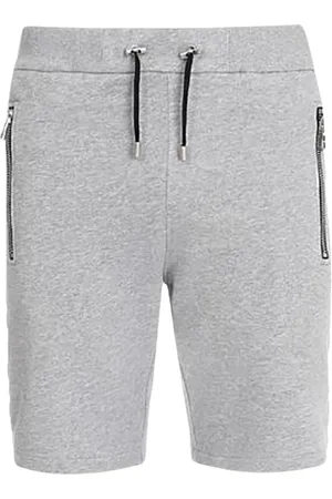 Balmain Shorts, Dame, Grå, M, Bomuld, Grå Casual Shorts i Bomuld