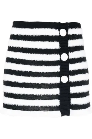 Balmain Nederdel, Dame, Sort, L, Uld, Skirts