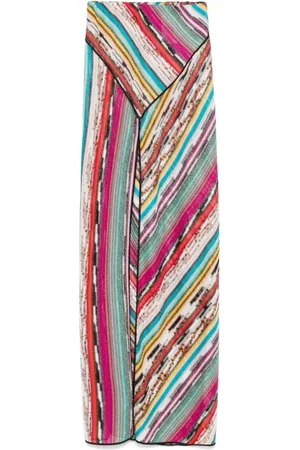 Missoni Nederdel, Dame, Flerfarvet, S, Pink Fuchsia Nederdel Frontslids