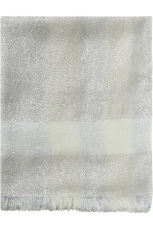 PESERICO SIGN Tilbehør, Dame, Hvid, ONE SIZE, Viskose, hør og Lurex kimono