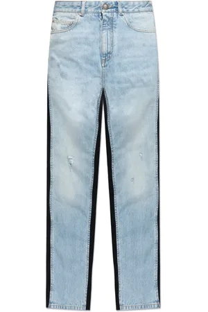 Balmain Jeans, Herre, Blå, W32, Bomuld, Jeans med vintage effekt