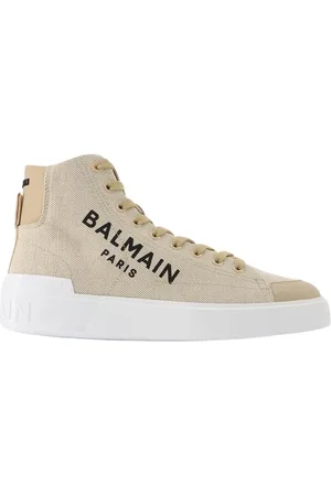 Balmain Sko, Dame, Hvid, 35 EU, Hvide Høje Top Tennissko