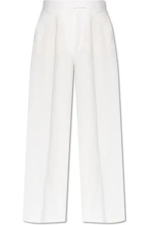 Alexander McQueen Bukser, Dame, Hvid, S, Uld, Uldbukser