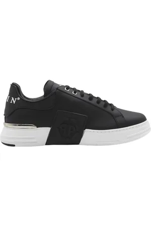 Philipp Plein Sko, Herre, Sort, 40 EU, Læder, Phantom Kicks Sneakers