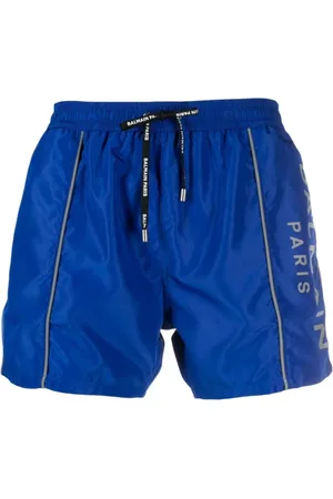 Balmain Badetøj, Herre, Blå, XL, Uld, Bottoms
