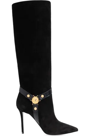 Balmain Sko, Dame, Sort, 39 EU, Læder, Læderstøvler