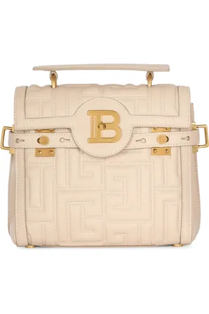 Balmain Taske, Dame, , ONE SIZE, Læder, B-Buzz 23 taske i monogram quiltet læder