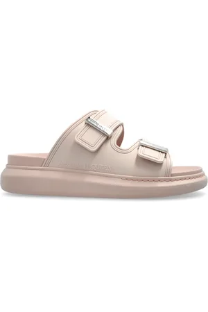Alexander McQueen Sko, Dame, Lyserød, 37 1/2 EU, Læder, Flip-flops Hybrid