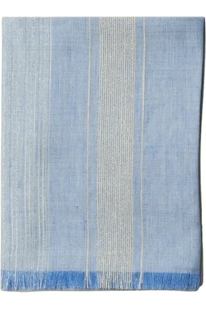 PESERICO SIGN Tilbehør, Dame, Flerfarvet, ONE SIZE, Bomuld, Linned, silke, bomuld og lurex jacquard stola