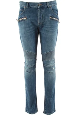 Balmain Jeans, Herre, Blå, W34, Bomuld, Slim Fit Jeans