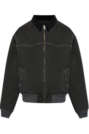 Maison Margiela Jakke, Herre, Sort, S, Bomuld, Jakke med krave
