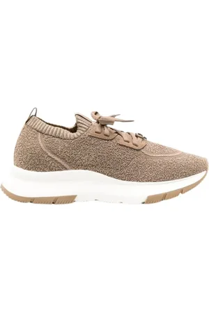 Gianvito Rossi Sko, Dame, Brun, 36 1/2 EU, Bouclé Strik Sneakers