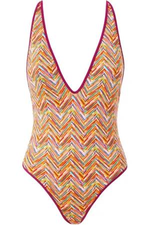Missoni Badetøj, Dame, Flerfarvet, M, Polyester, Multi Stick One Piece