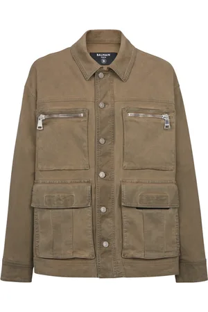 Balmain Jakke, Herre, , 2XL, Denim, Multipocket Utilitarian Denim Jakke