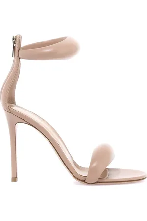 Gianvito Rossi Sko, Dame, Lyserød, 39 EU, Uld, Elegante Bijoux Sandaler med Lynlås