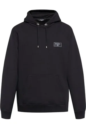 Balmain Sweathshirts & Hoodies, Herre, Sort, M, Sorte Sweatre til Mænd