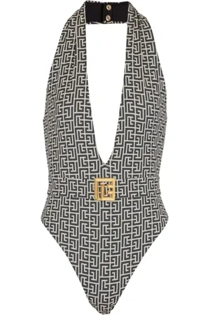 Balmain Badetøj, Dame, Flerfarvet, XS, Elegant Mode Jakke