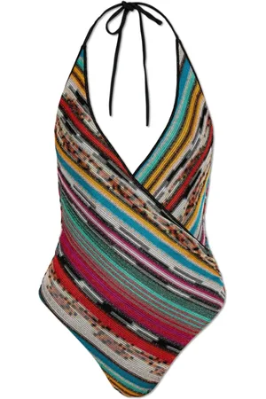Missoni Badetøj, Dame, Flerfarvet, S, Badedragt med lurextråd
