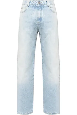 Balmain Jeans, Herre, Blå, W32, Bomuld, Straight-leg jeans