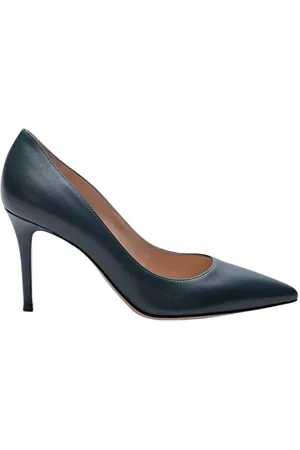 Gianvito Rossi Sko, Dame, Grøn, 40 EU, Læder, Spidse Læder Pumps