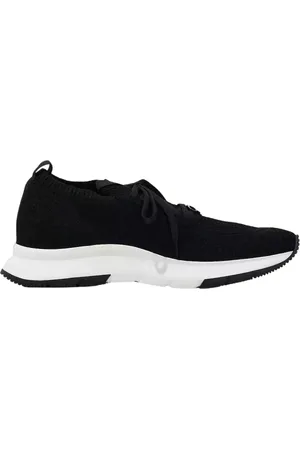 Gianvito Rossi Sko, Herre, Sort, 43 1/2 EU, Uld, Sorte Glover Sneakers