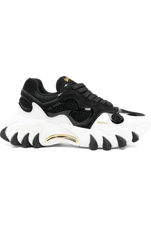 Balmain Sko, Dame, Sort, 41 EU, Uld, Sorte Afslappede Sneakers Trænere