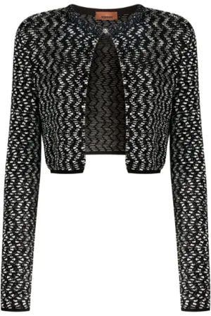 Missoni Strik, Dame, Sort, XS, Uld, Farverige Sweaters Kollektion