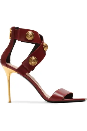 Balmain Sko, Dame, Brun, 40 EU, Læder, Lædersandal