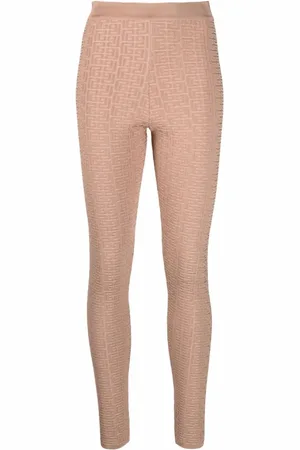 Balmain Bukser, Dame, , XS, Uld, Monogram Leggings