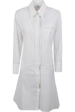 Fabiana Filippi Kjole, Dame, Hvid, 2XS, Hvid Kjole Kollektion