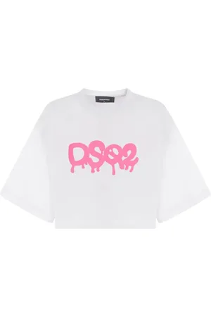 Dsquared2 Top, Dame, Hvid, S, Uld, Italiensk Fremstillede Stilfulde T-shirts