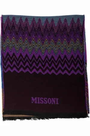 Missoni Tilbehør, Herre, Grøn, ONE SIZE, Uld, Stilfuld Tørklæde