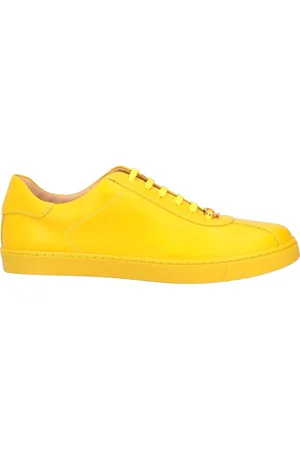 Gianvito Rossi Sko, Dame, Gul, 38 EU, Italiensk Kalv Mimosa Sneakers Sko