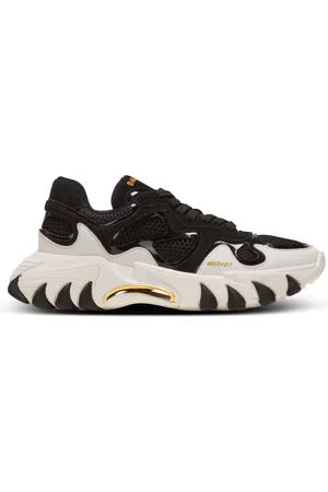 Balmain Sko, Herre, Sort, 44 EU, Uld, B-East Trainers
