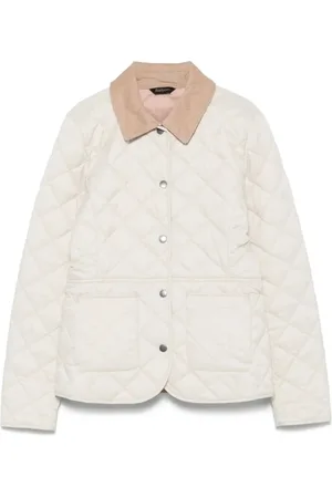 Barbour Jakke, Dame, Hvid, L, Uld, Quiltet jakke til kvinder