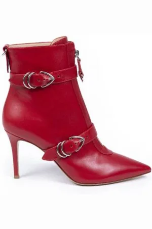 Gianvito Rossi Sko, Dame, Rød, 37 EU, Boot Punk