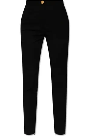 Balmain Bukser, Dame, Sort, 2XS, Uld, Uldbukser