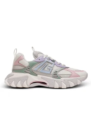 Balmain Sko, Dame, Flerfarvet, 36 EU, Uld, B-East Technical and Mesh Sneakers