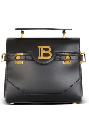 Balmain Taske, Dame, Sort, ONE SIZE, Læder, Glat læder B-Buzz 23 taske