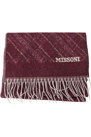 Missoni Tilbehør, Dame, Brun, ONE SIZE, Cashmere, Elegant Cashmere Frynset Tørklæde