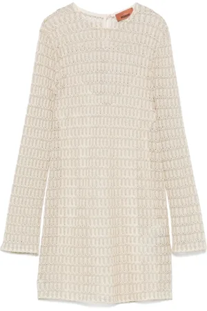 Missoni Kjole, Dame, , S, /Silver Rund Hals Langærmet Kjole