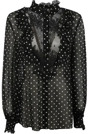 VALENTINO GARAVANI Bluser & Skjorter, Dame, Sort, XS, Uld, Stilfulde Skjorter Kollektion