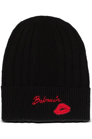 Balmain Tilbehør, Herre, Sort, ONE SIZE, Cashmere, Eco-cashmere Kiss hue