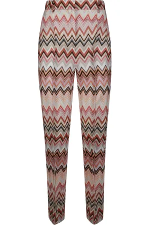Missoni Bukser, Dame, Flerfarvet, XS, Uld, Stilfulde Bukser til Mænd og Kvinder