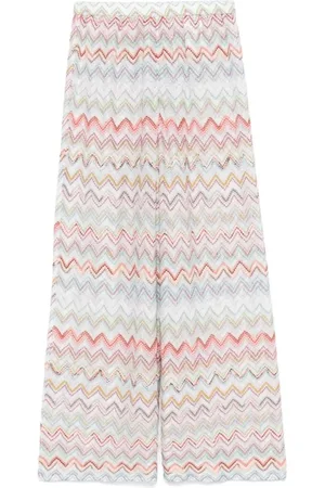 Missoni Bukser, Dame, Flerfarvet, XS, Uld, Stilfulde Bukser til Modeelskere