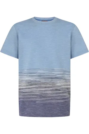 Missoni Top, Herre, Blå, XS, Uld, Stilfulde T-shirts og Polos