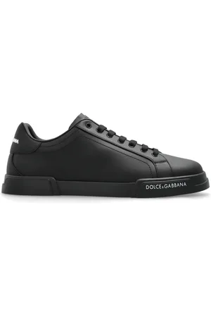 Dolce & Gabbana Sko, Herre, Sort, 39 EU, Uld, Sneakers Portofino