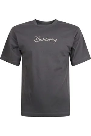 Burberry Top, Herre, Grå, XS, Bomuld, Jerseywear T-shirts og Polos