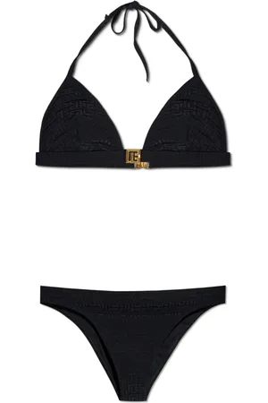 Balmain Badetøj, Dame, Sort, 2XS, Uld, To-delt badedragt